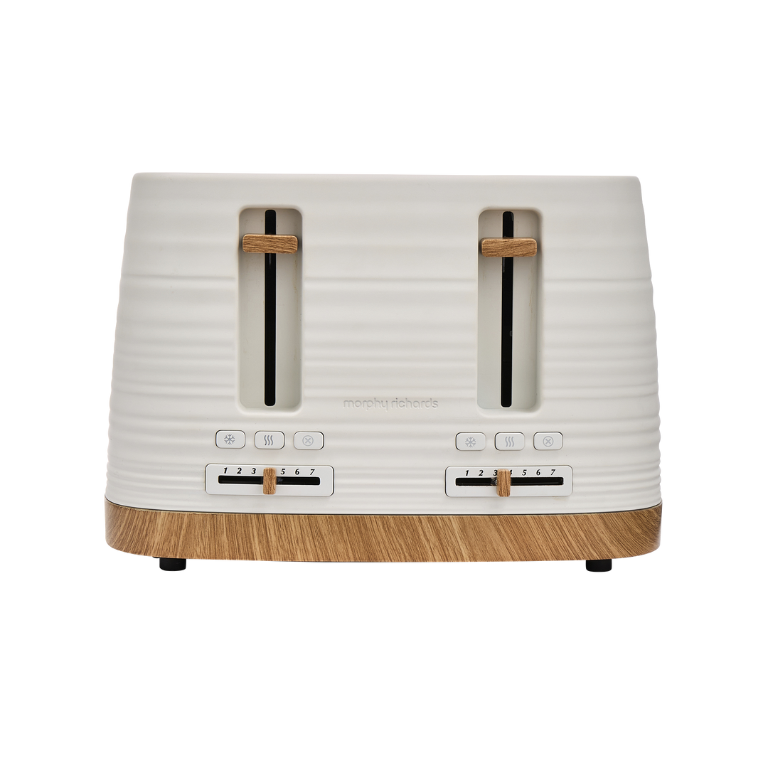 Clay 4 Slice White Toaster - China Clay