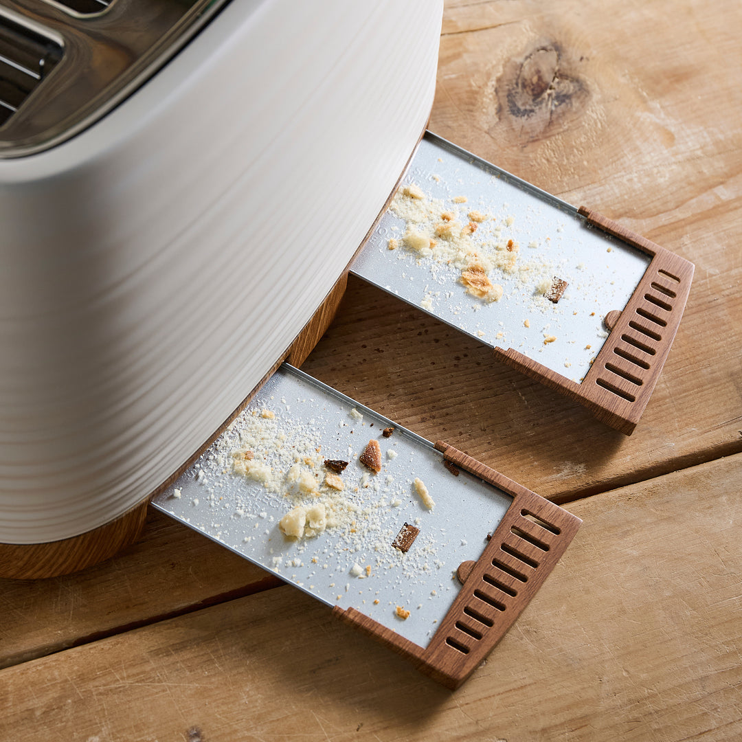 Clay 4 Slice White Toaster - China Clay