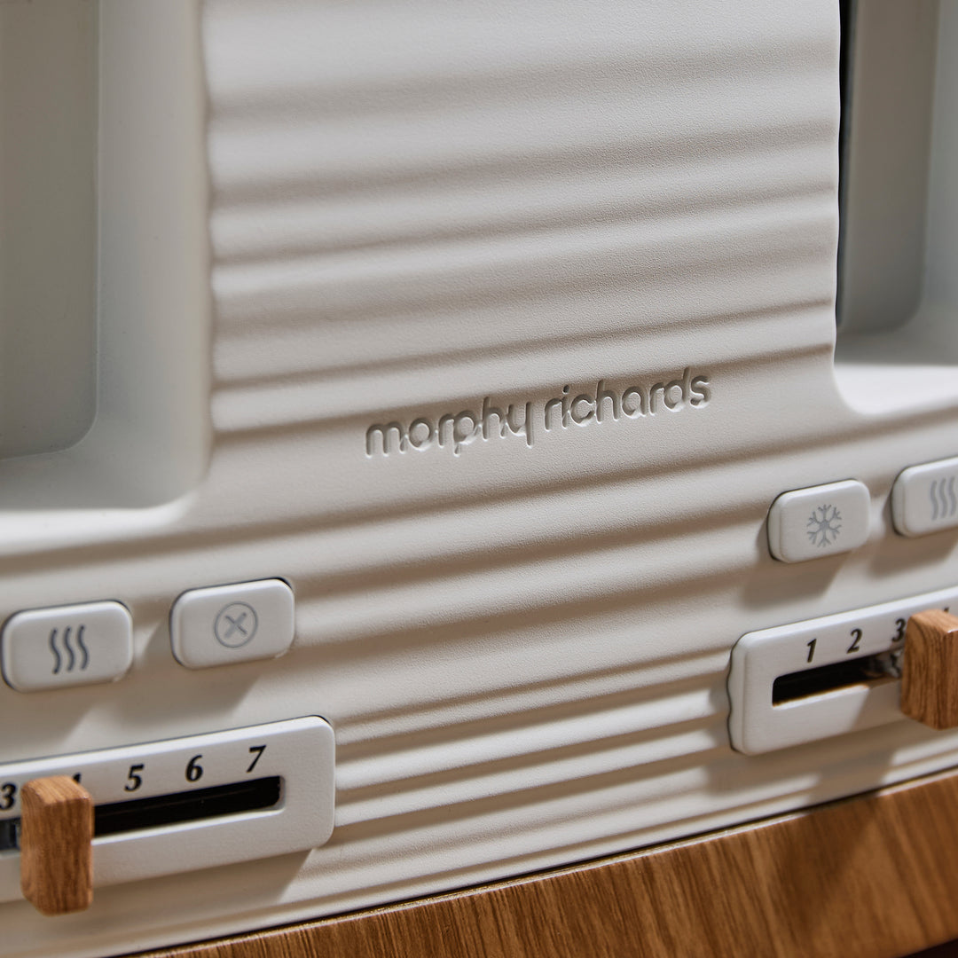 Clay 4 Slice White Toaster - China Clay