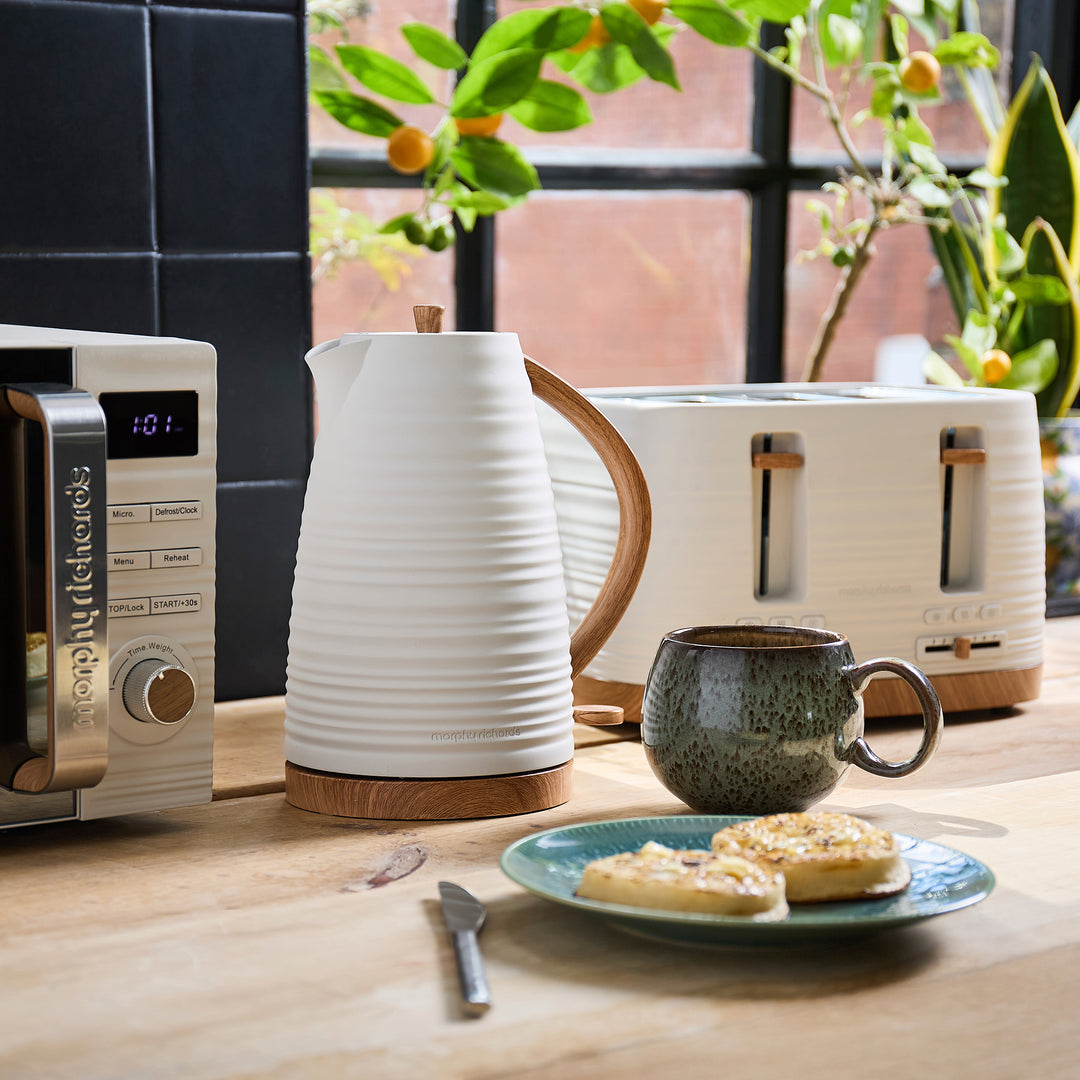 Clay 4 Slice White Toaster - China Clay