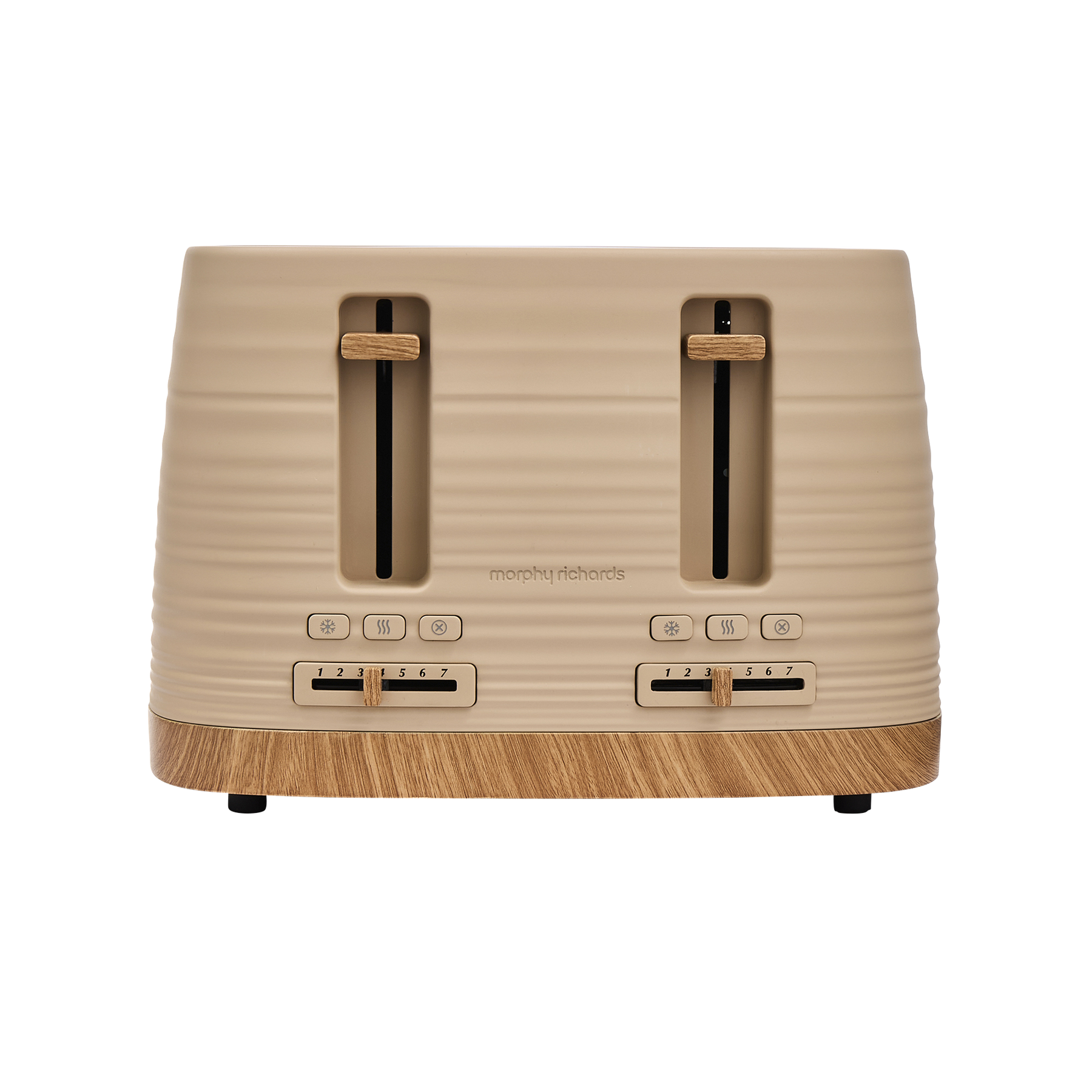 Morphy Richards Clay 4-Slice Toaster in Brown Felspar