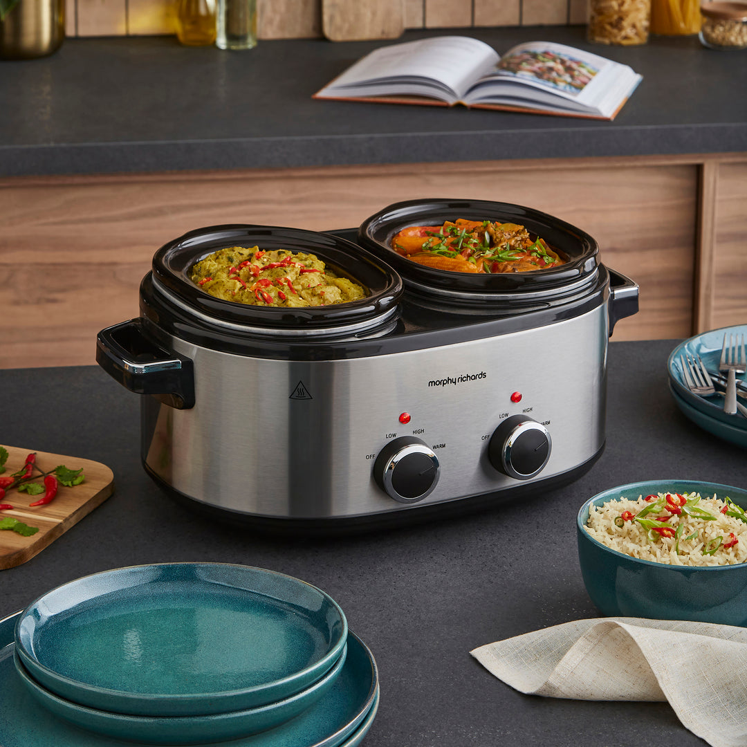 3.8L DuoServe Double Pot Slow Cooker