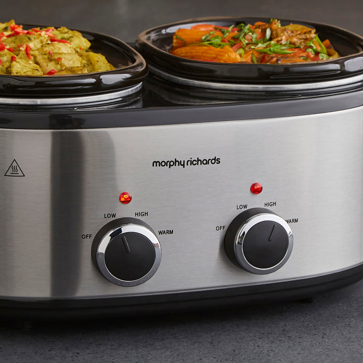 3.8L DuoServe Double Pot Slow Cooker