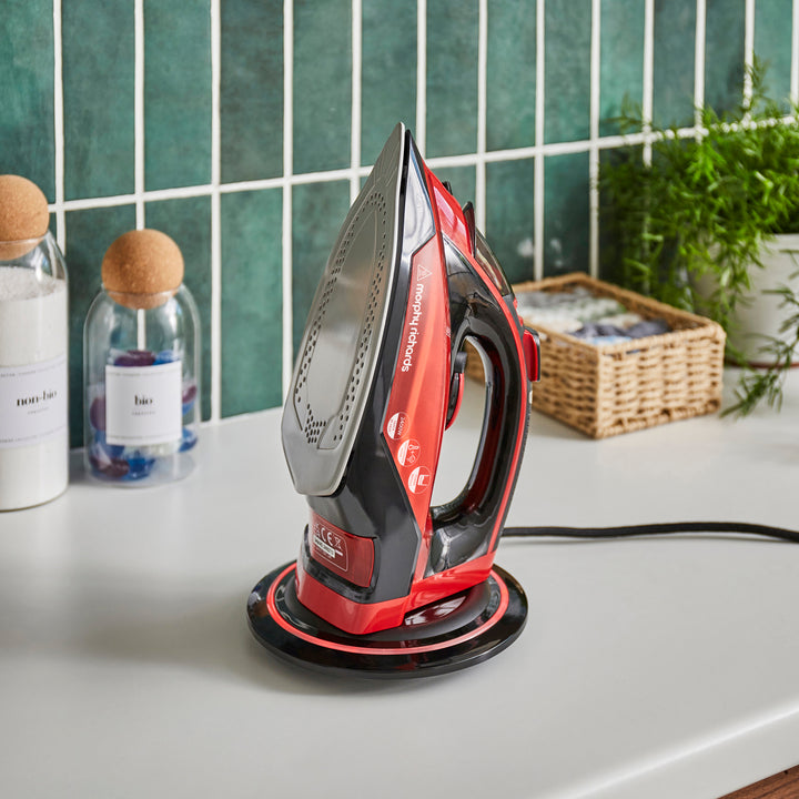 EasyCharge 2400W Cordless Iron - Red