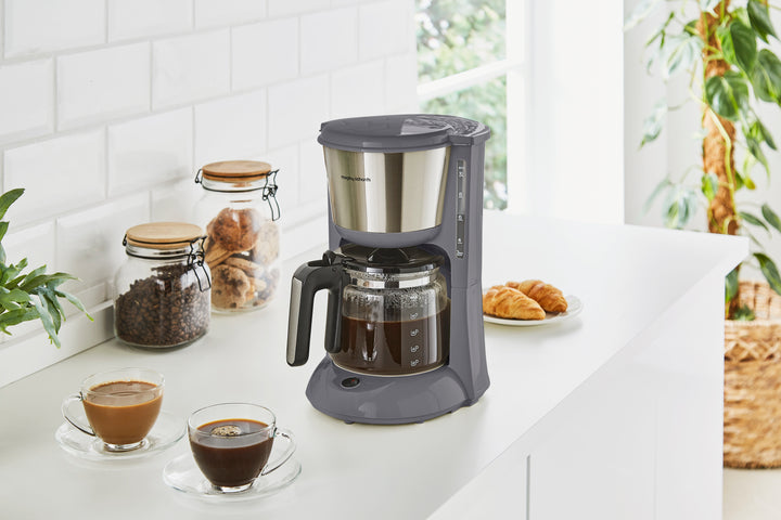 Equip Grey Kettle, Toaster & Filter Coffee Machine Set