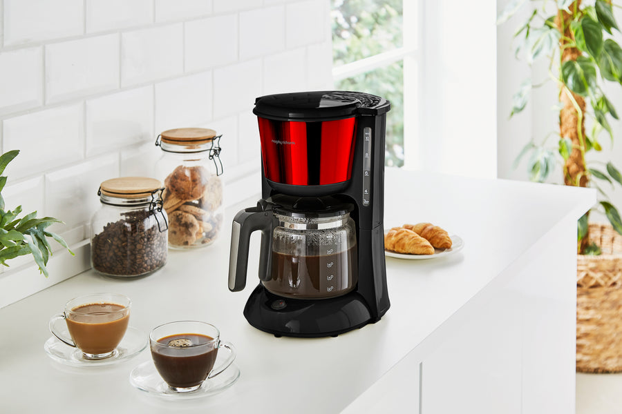 Red Equip Filter Coffee Machine by Morphy RIchards UK – Morphy Richards UK