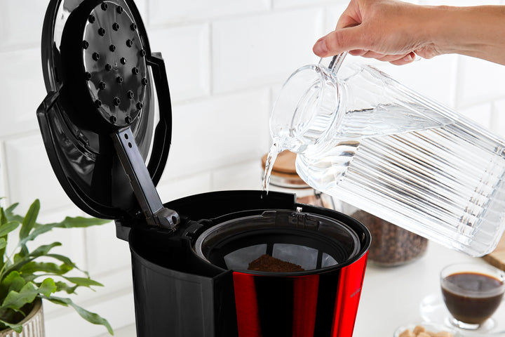 Equip Filter Coffee Machine - Red