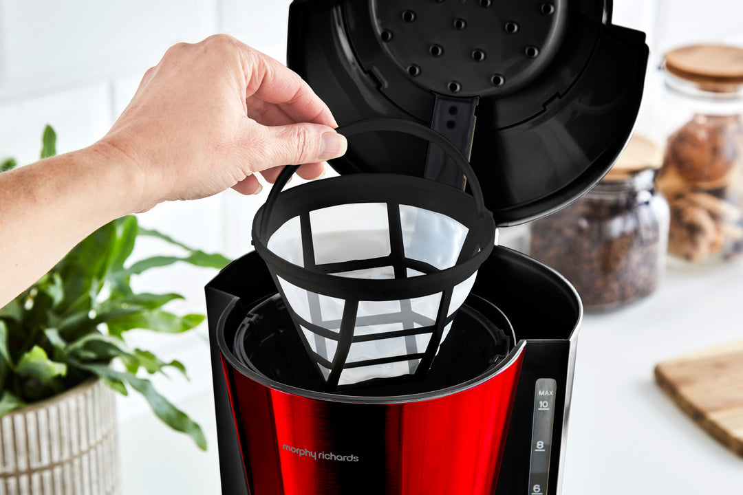 Equip Filter Coffee Machine - Red