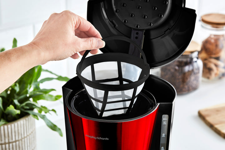 Equip Filter Coffee Machine - Red