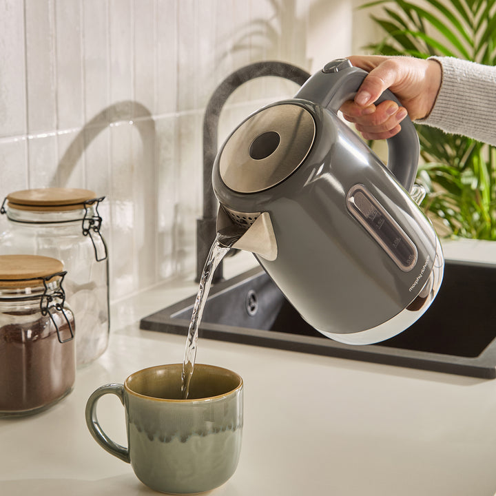 Equip Grey Kettle and Toaster Set