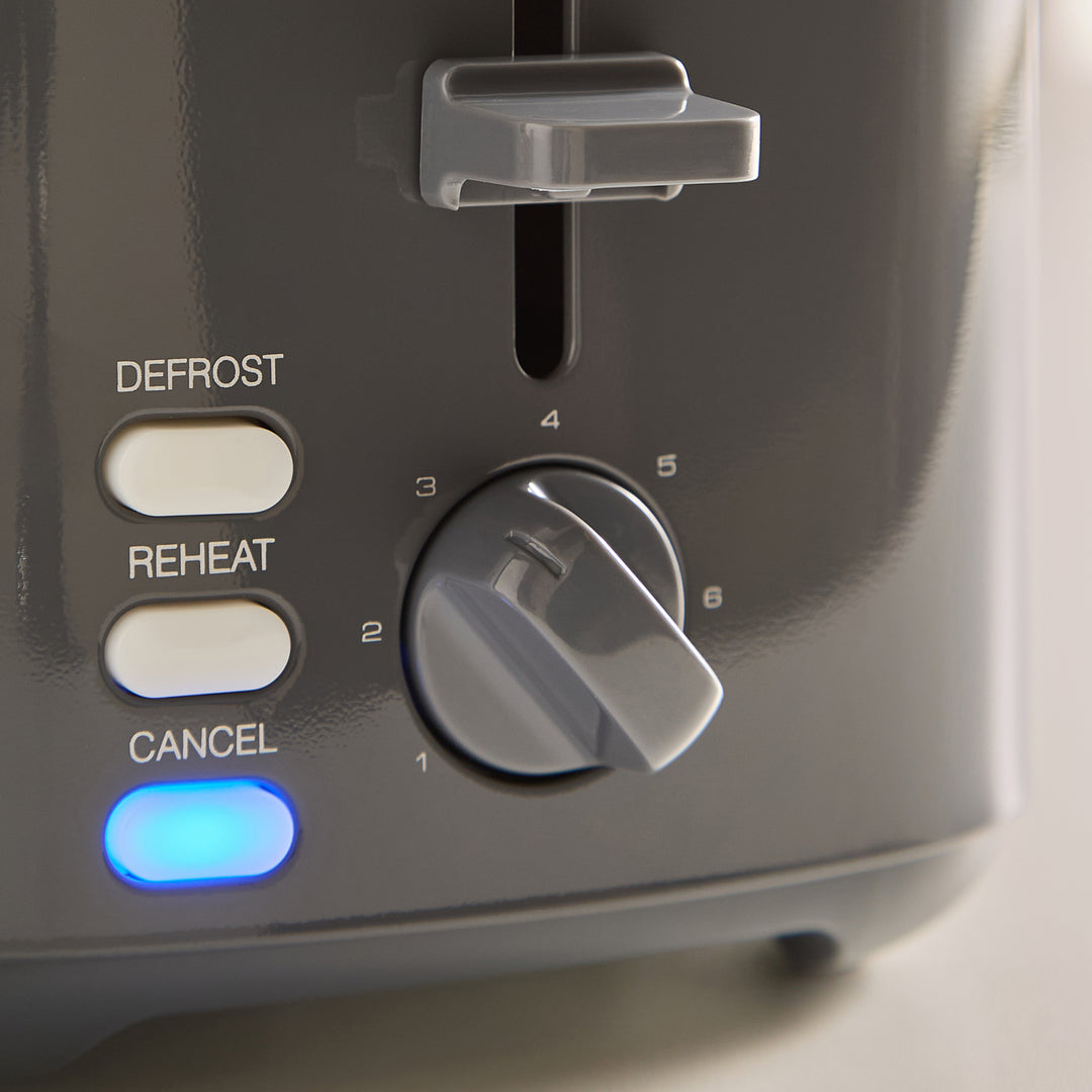 Equip 2-Slice Toaster - Grey