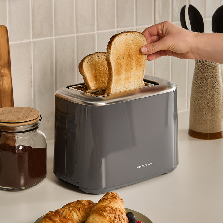 Equip 2-Slice Toaster - Grey