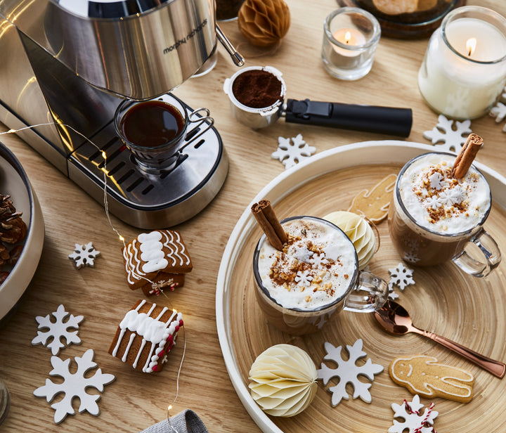 Traditional Compact Pump Espresso Machine - Stainless Steel