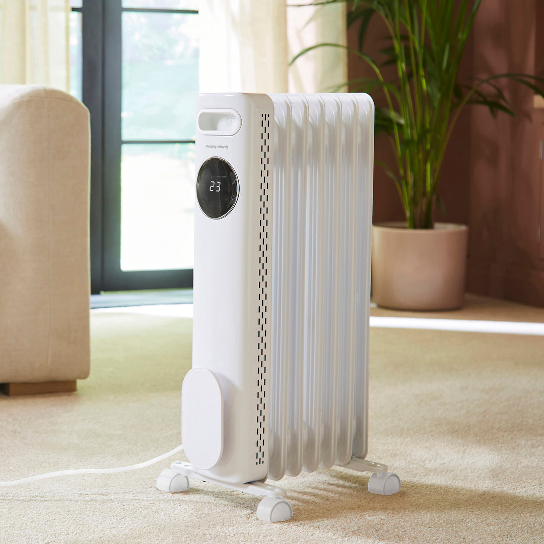 HeatFlux 1.5kw Digital Oil Filled Radiator with Remote Control