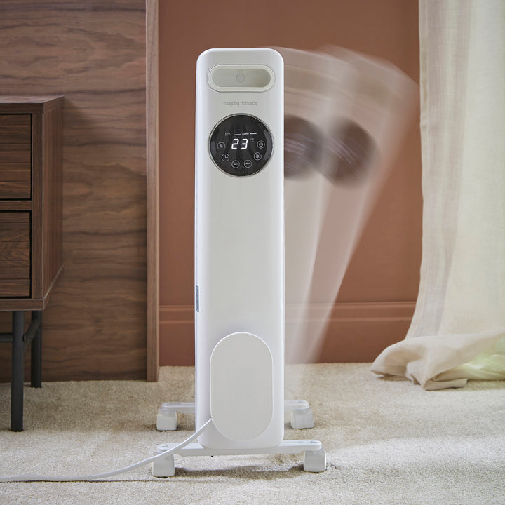 HeatFlux 1.5kw Digital Oil Filled Radiator with Remote Control