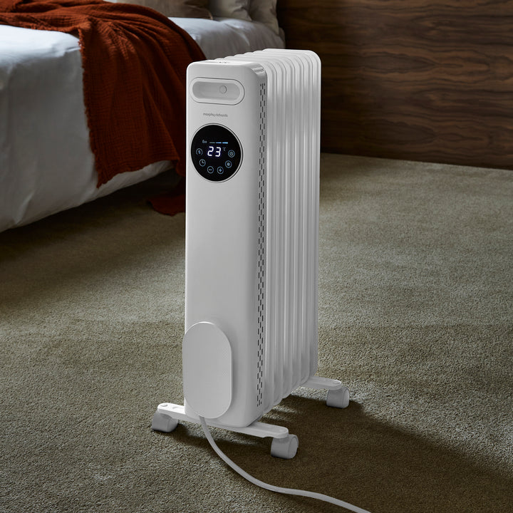 HeatFlux 1.5kw Digital Oil Filled Radiator with Remote Control