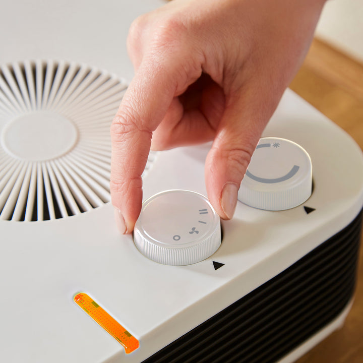 HeatFlux 2kw Flat Fan Heater - White