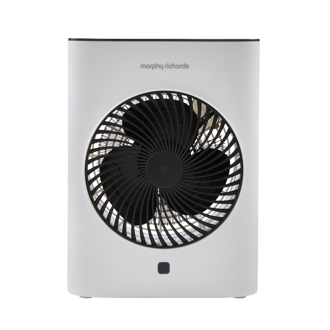 HeatFlux 2kw Upright Fan Heater with Remote Control - White