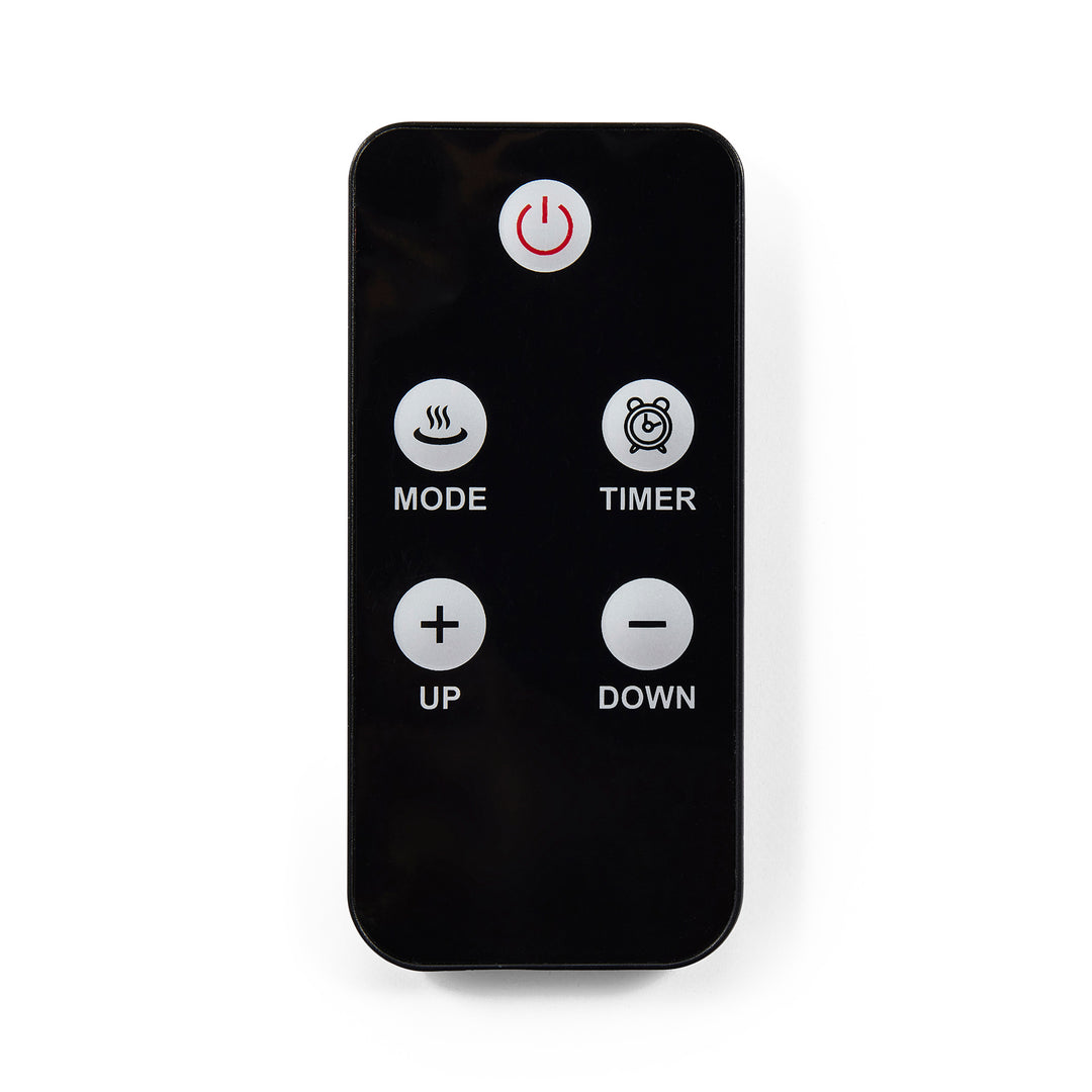 HeatFlux 2kw Upright Fan Heater with Remote Control - White