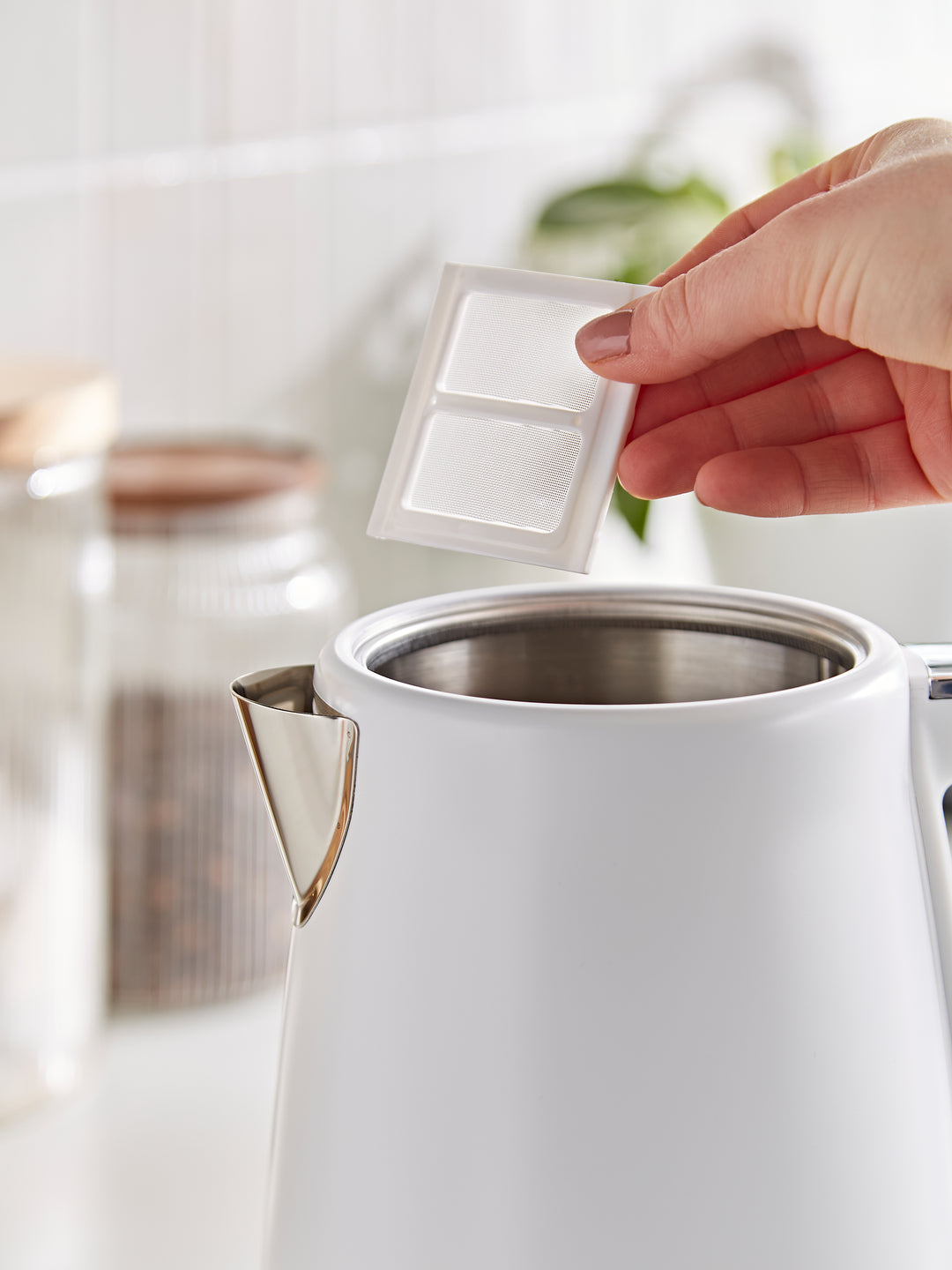 Illumination 1.7L White Jug Kettle