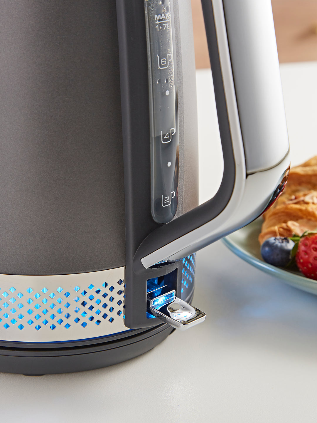 Illumination 1.7L Grey Jug Kettle - Titanium