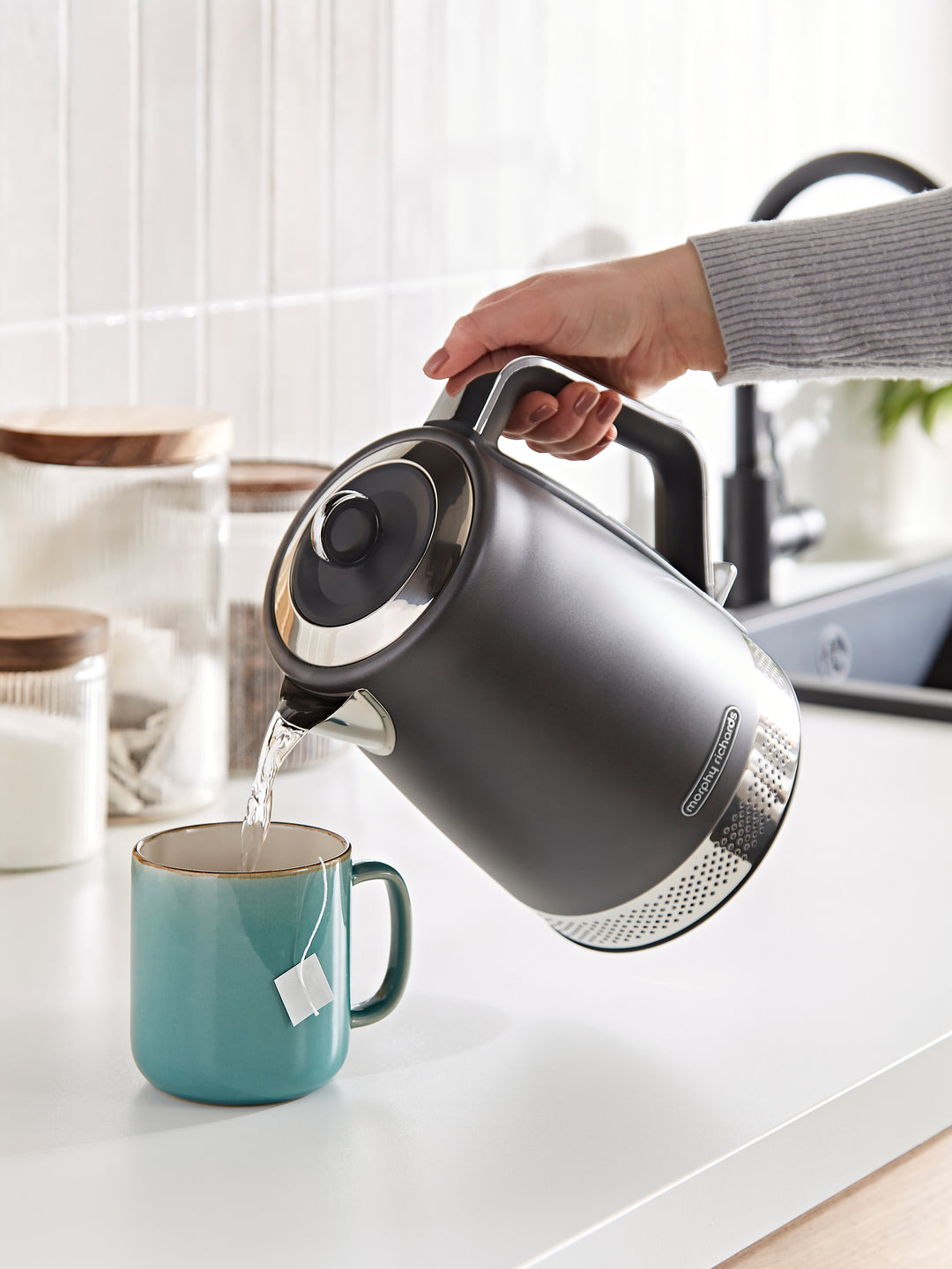 Illumination 1.7L Grey Jug Kettle - Titanium