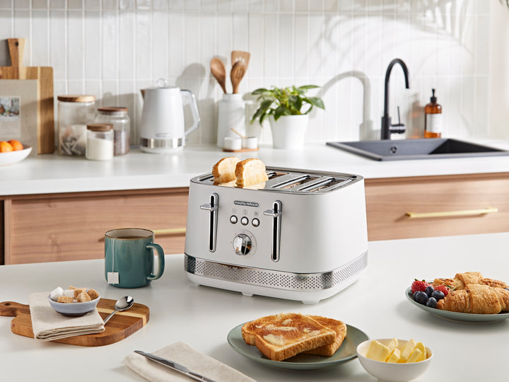 Illumination White Kettle and Toaster Set