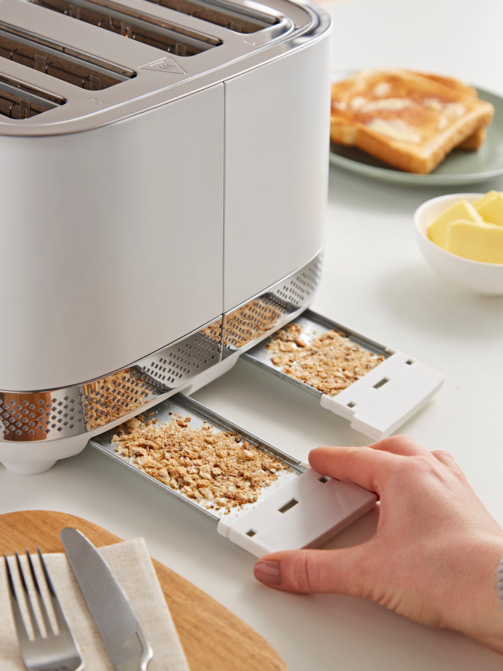 Illumination White 4-Slice Toaster