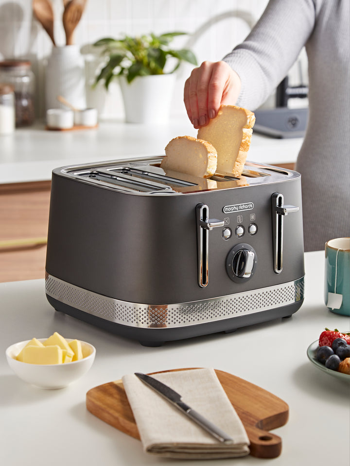 Illumination Grey 4-Slice Toaster - Titanium