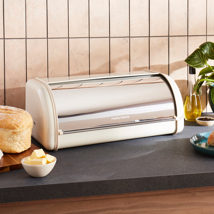 Equip Large Roll Front Cream Bread Bin