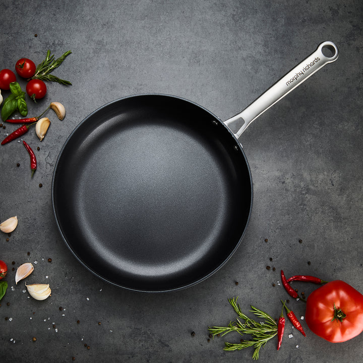 28cm Aluminium Non-Stick Frying Pan on a granite countertop 