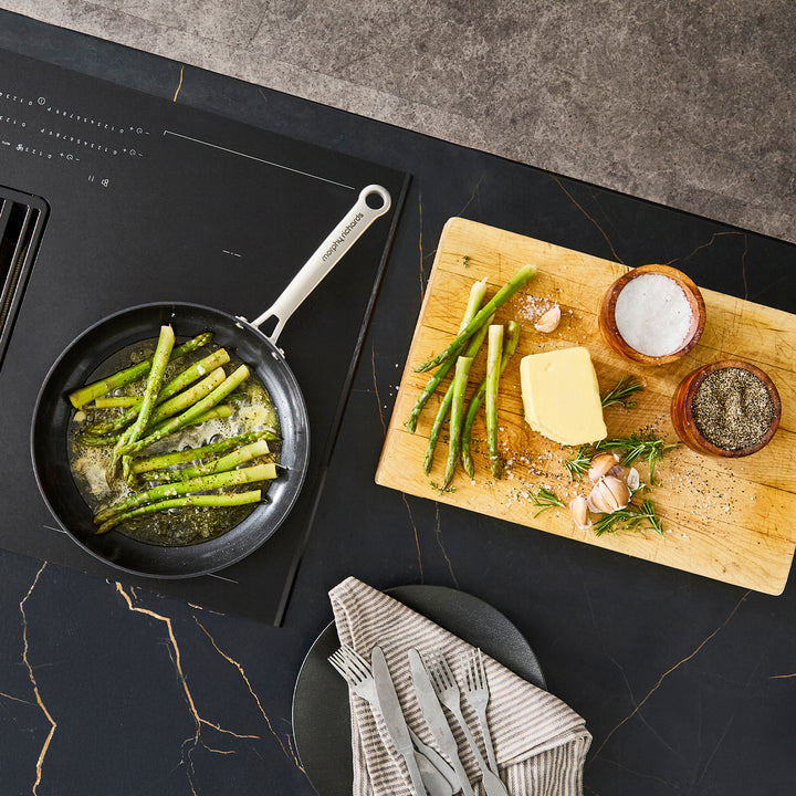 28cm Aluminium Non-Stick Frying Pan on an induction hob 