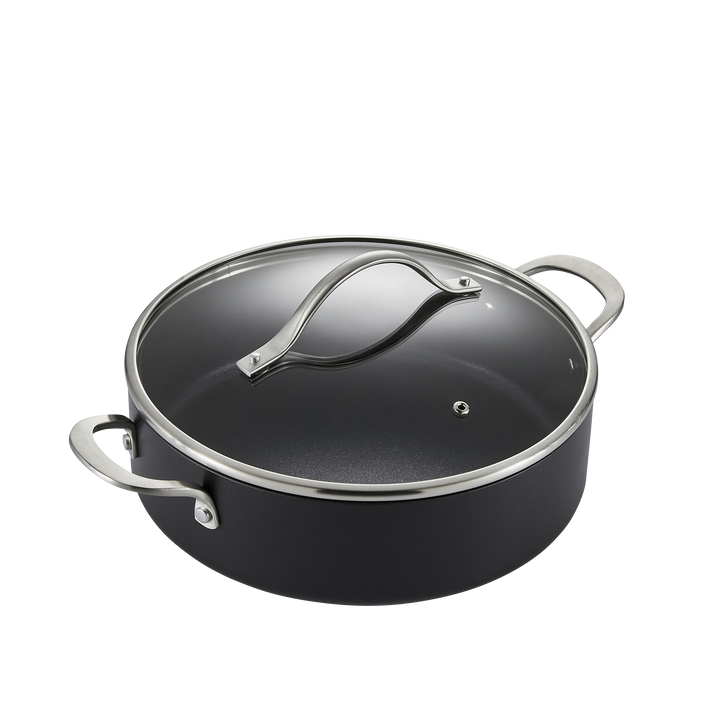 28cm Aluminium Non-Stick Shallow Casserole Dish