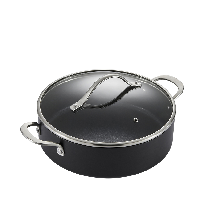 28cm Aluminium Non-Stick Shallow Casserole Dish
