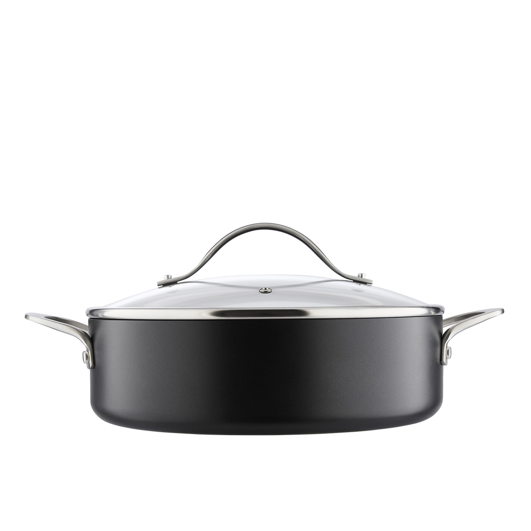 28cm Aluminium Non-Stick Shallow Casserole Dish 