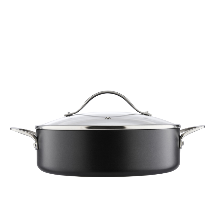 28cm Aluminium Non-Stick Shallow Casserole Dish 