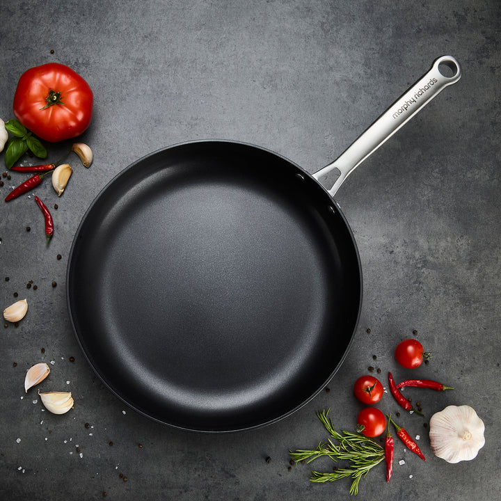 30cm Aluminium Non-Stick Frying Pan on a granite countertop