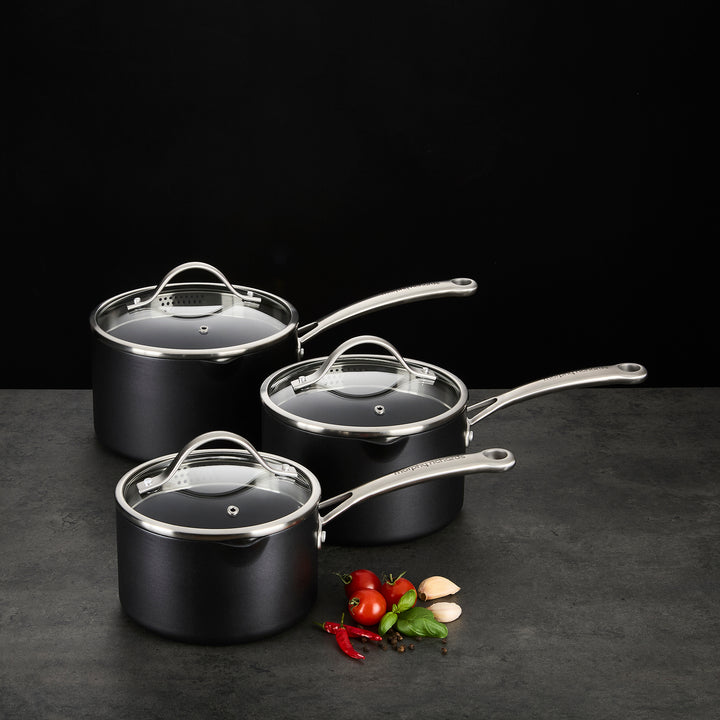 3 Piece Aluminium Non-Stick Pan Set