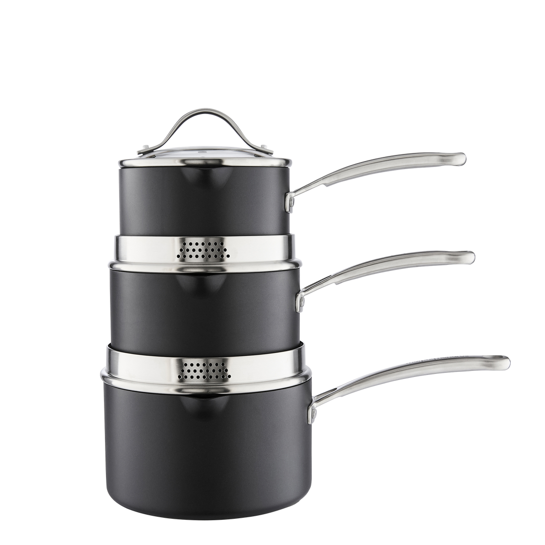 3 Piece Aluminium Non-Stick Pan Set