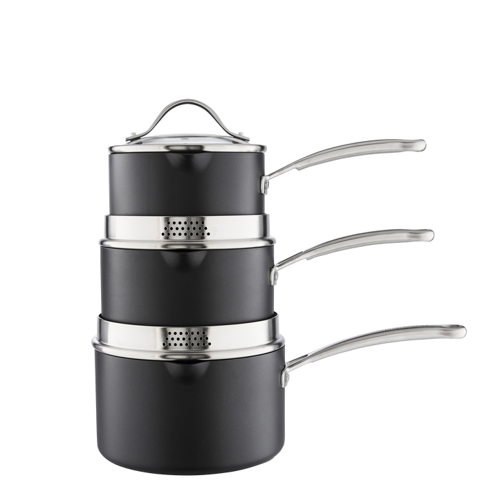 3 Piece Aluminium Non-Stick Pan Set