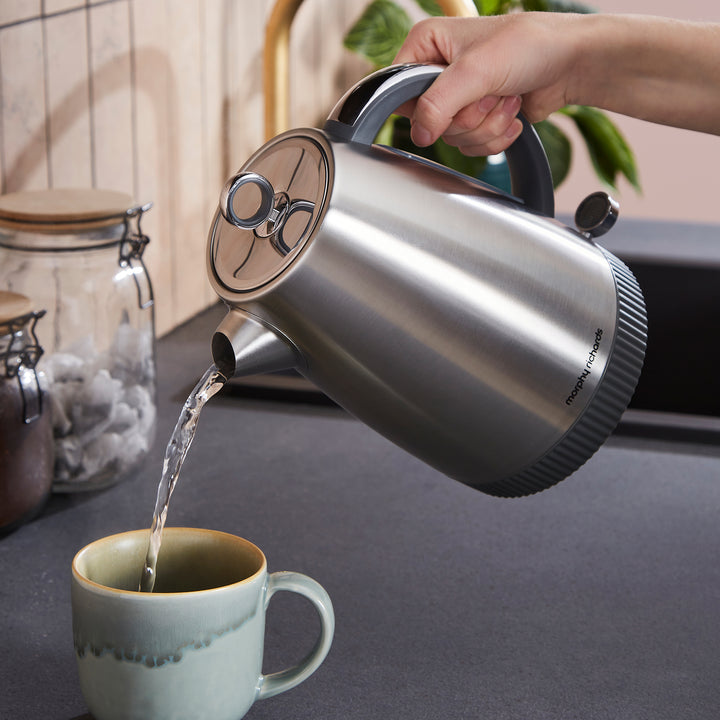 Mexborough Grey Kettle & Toaster Set