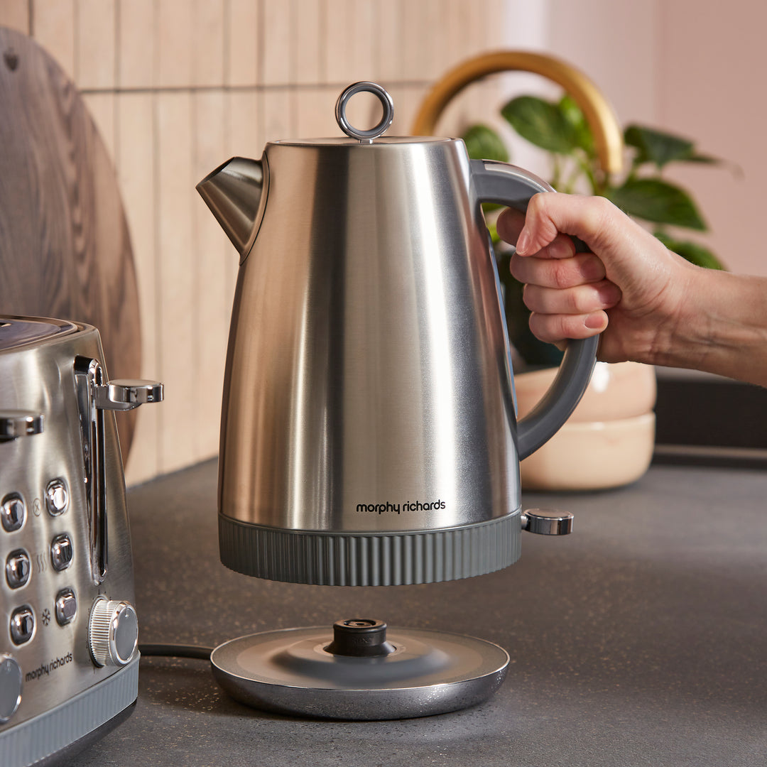 Mexborough Grey Kettle & Toaster Set