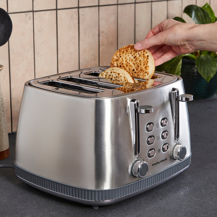 Mexborough Grey Kettle & Toaster Set