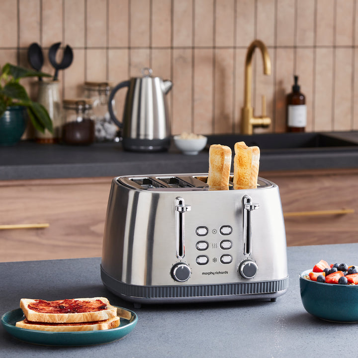 Mexborough Grey Kettle & Toaster Set