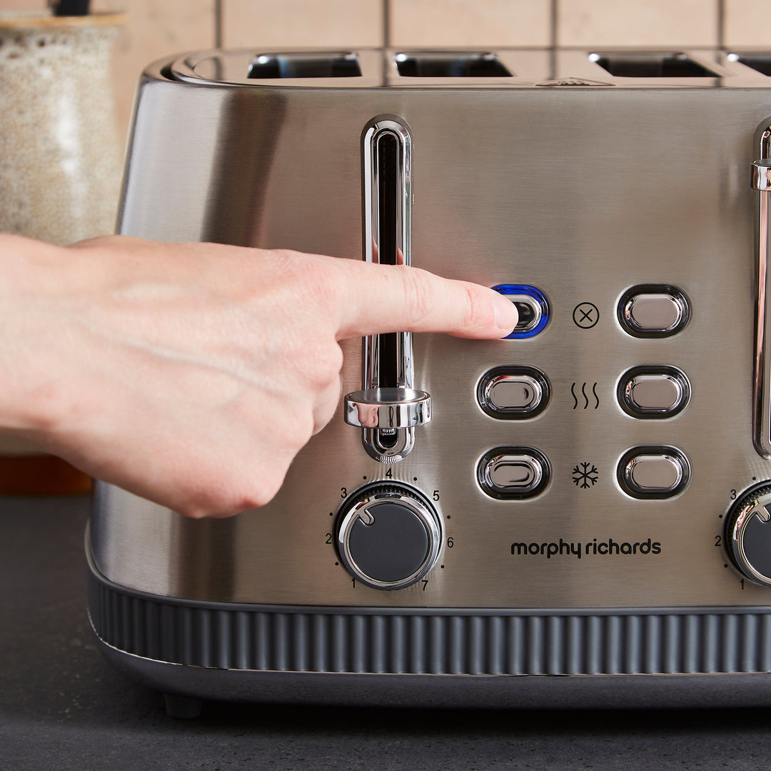 Mexborough Grey Kettle & Toaster Set