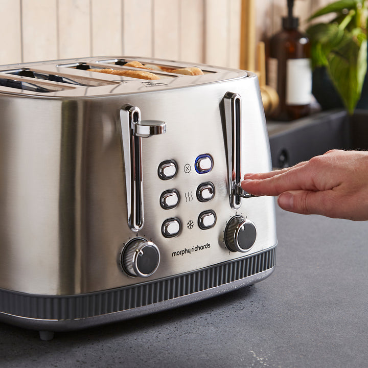 Mexborough Grey Kettle & Toaster Set
