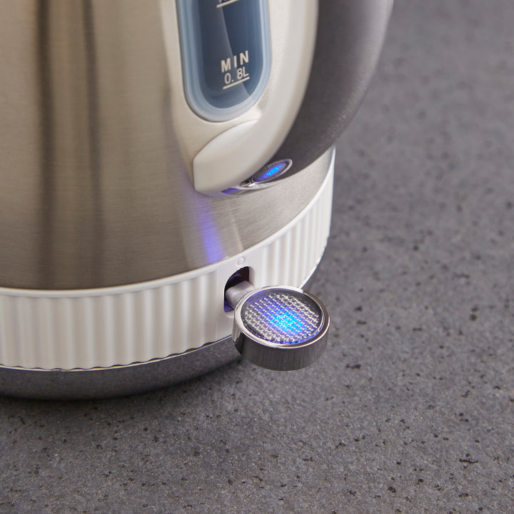Mexborough White Kettle & Toaster Set