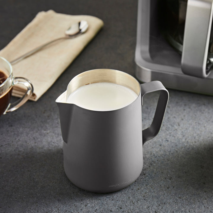 Grey Frothing Jug 400ml
