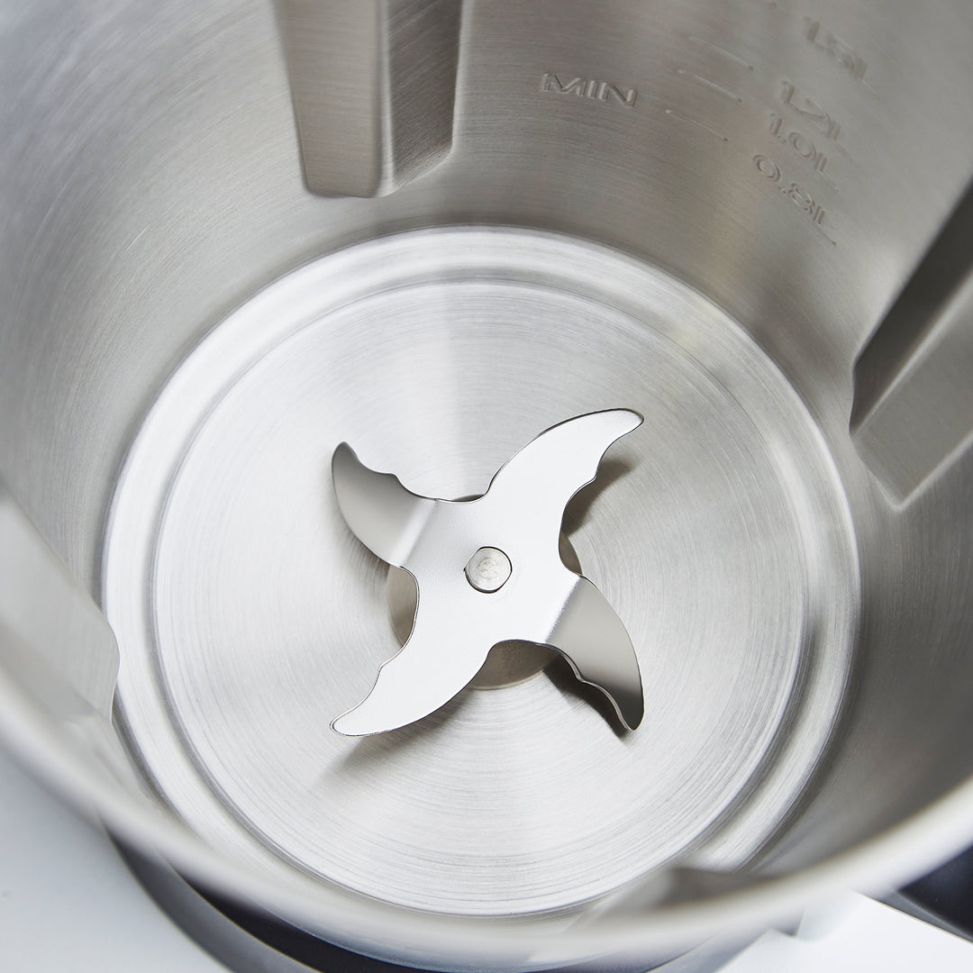 4 stainless steel blades on Blender & Soup Maker