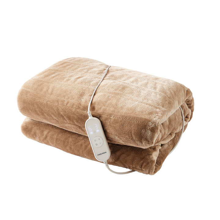 EverCosy Small Fleece Electric Heated Throw - Mocha